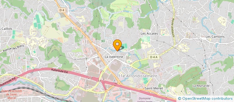 localisation de l'entreprise CAB DES DALC' à MARSEILLE