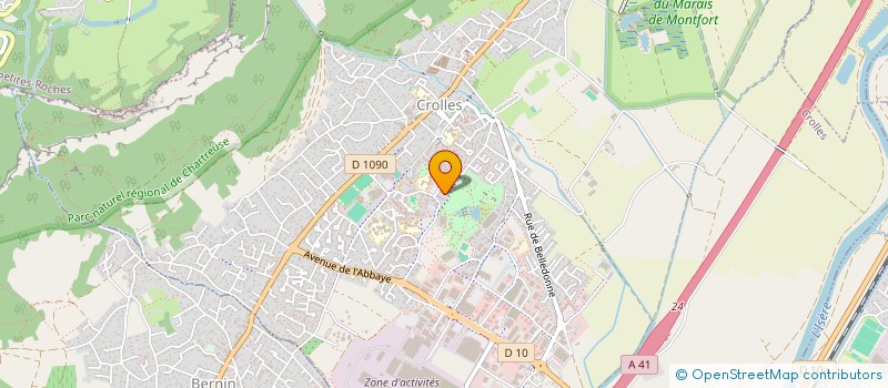 localisation de l'entreprise CAB DES DRS BORRIONE RICHALLET VERLHAC  CROLLES