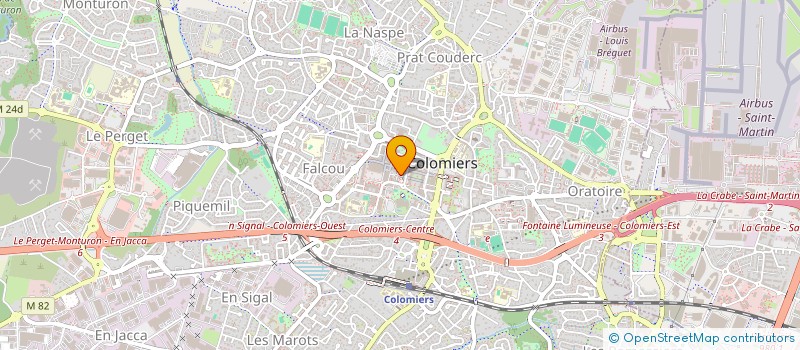 localisation de l'entreprise CAB DORE à COLOMIERS