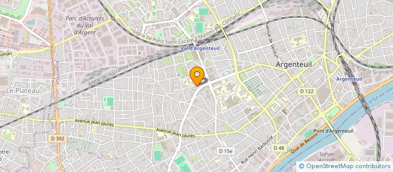 localisation de l'entreprise CAB DRIVER MI  ARGENTEUIL