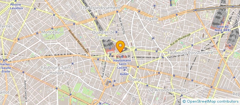 localisation de l'entreprise CAB ETUDE PSY ET RELATION INTERNATIONALE à PARIS