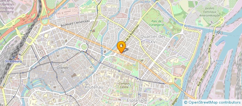 localisation de l'entreprise CAB ETUDES ECONOMIQ SOCIOLOGIQUES CEDES à STRASBOURG