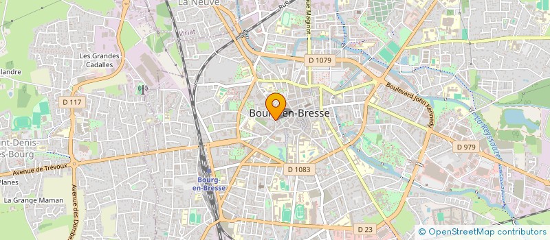 localisation de l'entreprise CAB FINANCES à BOURG-EN-BRESSE