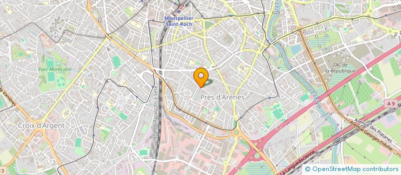 localisation de l'entreprise CAB GP2 à MONTPELLIER