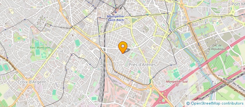 localisation de l'entreprise CAB GP4 à MONTPELLIER