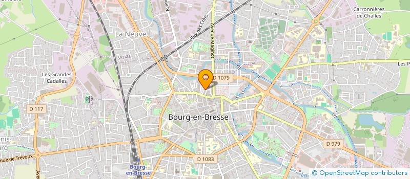 localisation de l'entreprise CAB GRENOUILLERE  BOURG-EN-BRESSE