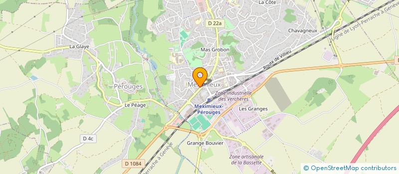 localisation de l'entreprise CAB INFORMATIQUE à MEXIMIEUX
