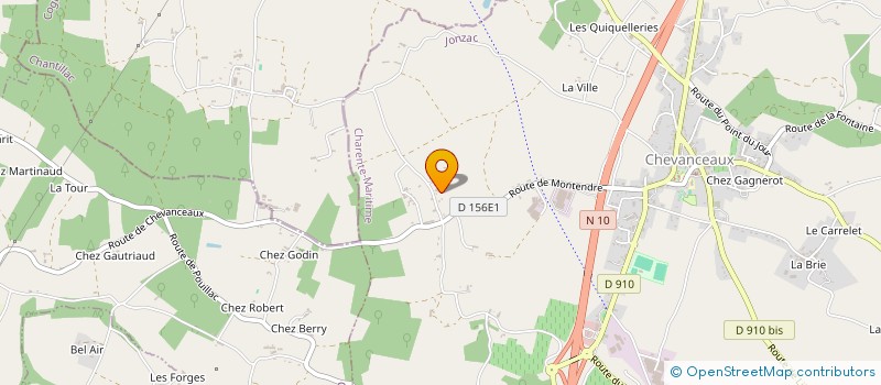 localisation de l'entreprise CAB INVEST  BEDENAC