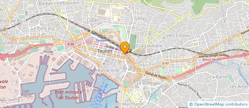 localisation de l'entreprise CAB JAP  TOULON