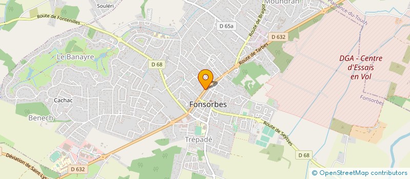 localisation de l'entreprise CAB MED GALE DR LOPEZ ET DR RALUY  FONSORBES