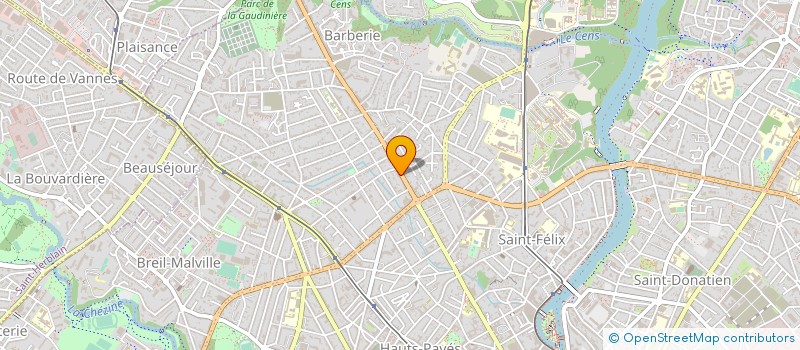 localisation de l'entreprise CAB MEDIC ROND POINT RENNES à NANTES