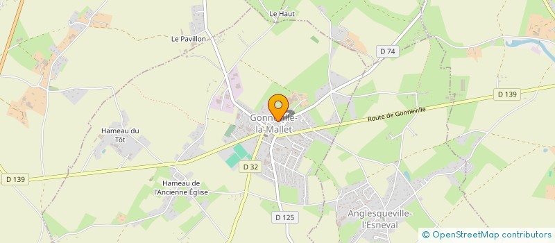 localisation de l'entreprise CAB MEDICAL HAUVILLE P ET DESNOS D à GONNEVILLE-LA-MALLET