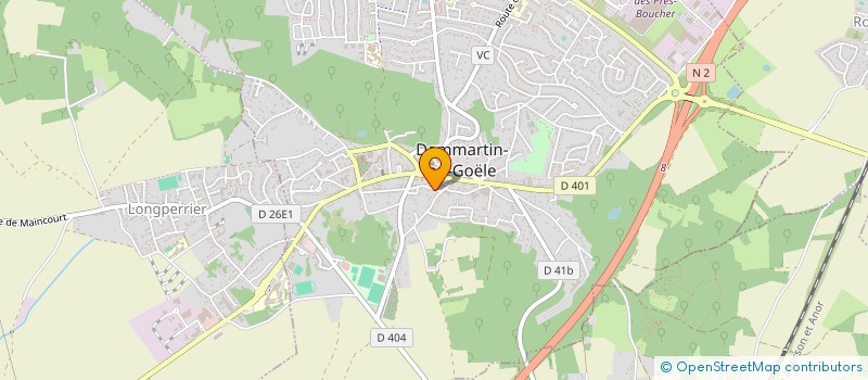 localisation de l'entreprise CAB'N-GO  DAMMARTIN-EN-GOELE