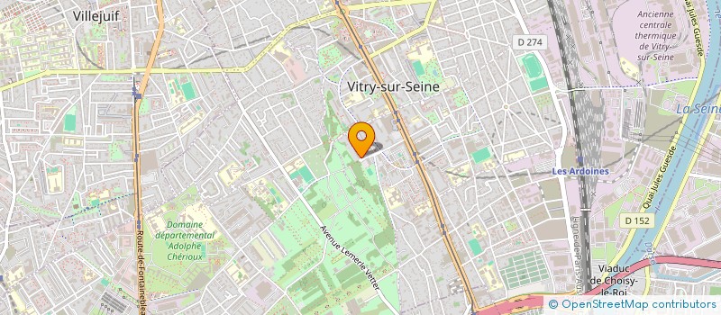 localisation de l'entreprise CAB NOW  VITRY-SUR-SEINE