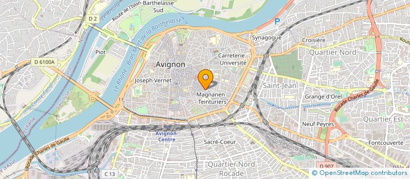 localisation de l'entreprise CAB ORTHO BONNETERIE  AVIGNON