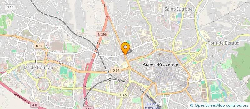 localisation de l'entreprise CAB ORTHODONTIE DR ESCOLLE GUILLOUZOUIC à AIX-EN-PROVENCE