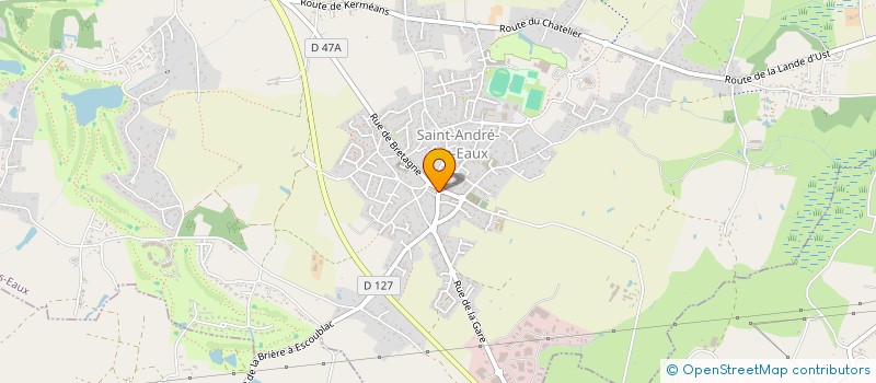 localisation de l'entreprise CAB'OSTEO à SAINT-ANDRE-DES-EAUX