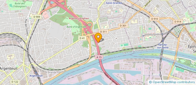 localisation de l'entreprise CAB PRESTIGE à ARGENTEUIL