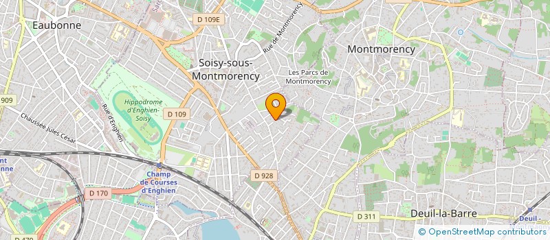 localisation de l'entreprise CAB-PREVENTION  SOISY-SOUS-MONTMORENCY