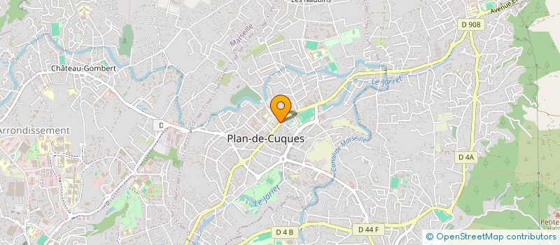 localisation de l'entreprise CAB ROUSSET SOC D'EXPERTISE COMPTABLE  PLAN-DE-CUQUES