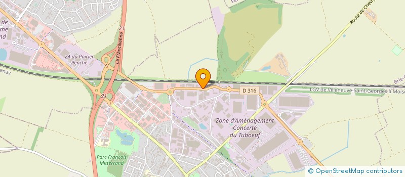 localisation de l'entreprise CAB'S INDUSTRIES  BRIE-COMTE-ROBERT