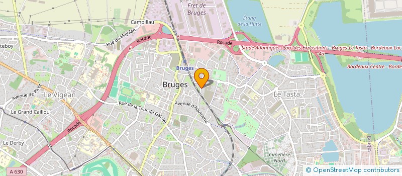 localisation de l'entreprise CAB SOINS INFIRMIERS DU CENTRE DE BRUGES  BRUGES