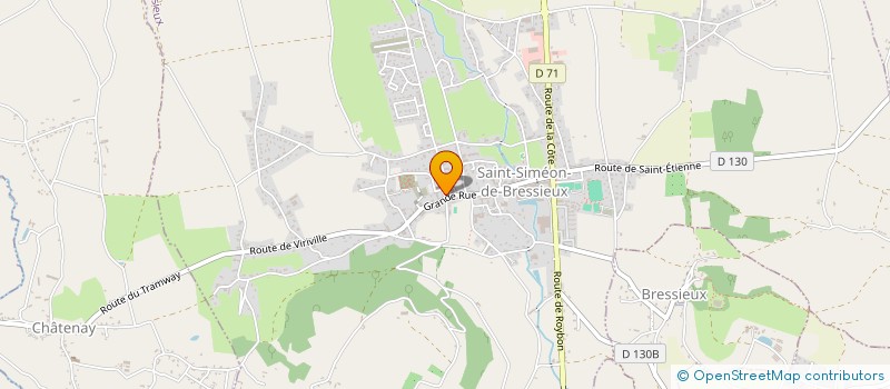 localisation de l'entreprise CAB SOINS INFIRMIERS PL EGLISE  SAINT-SIMEON-DE-BRESSIEUX