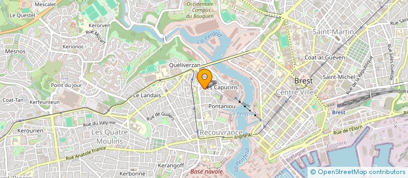 localisation de l'entreprise CAB SPY à BREST