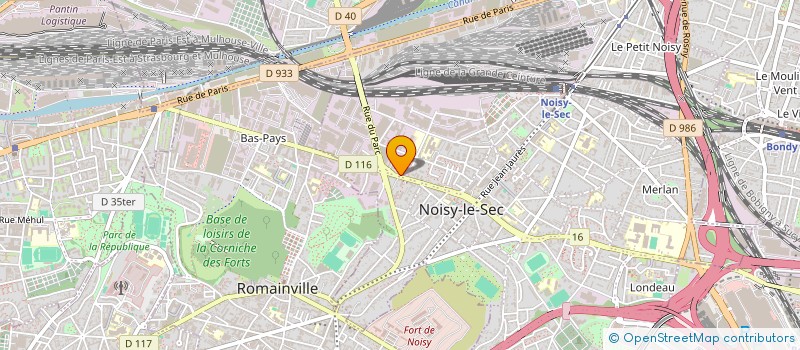 localisation de l'entreprise CAB SYSTEM à NOISY-LE-SEC
