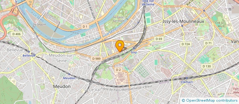 localisation de l'entreprise CAB SYSTEME à ISSY-LES-MOULINEAUX