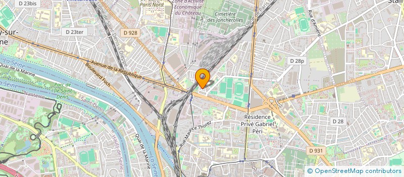 localisation de l'entreprise CAB TRANSPORT  SAINT-DENIS