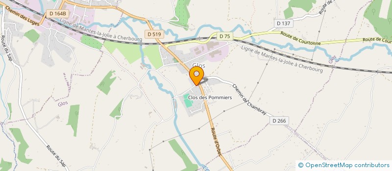 localisation de l'entreprise CAB14  GLOS