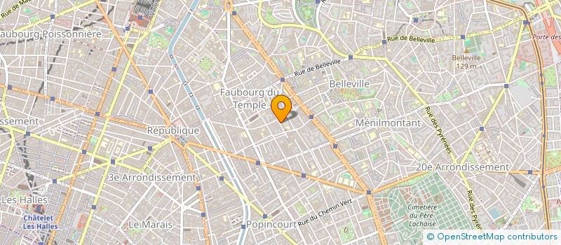 localisation de l'entreprise CAB2LUX  PARIS