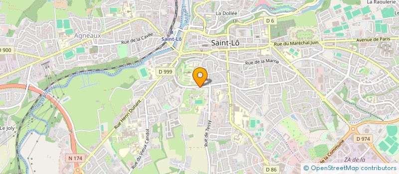 localisation de l'entreprise CAB32 à SAINT-LO