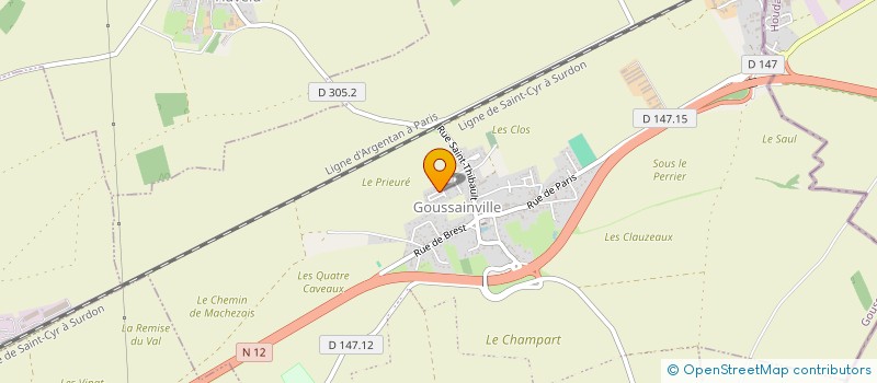 localisation de l'entreprise CABA à GOUSSAINVILLE