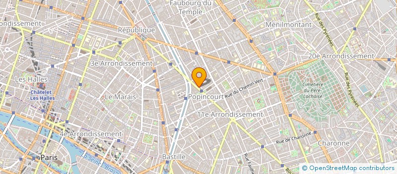 localisation de l'entreprise CABA  PARIS