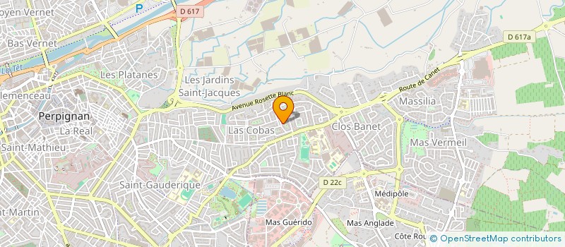 localisation de l'entreprise CABA à PERPIGNAN