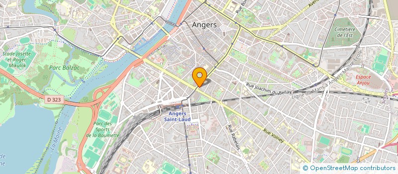 localisation de l'entreprise CABA FOCH à ANGERS