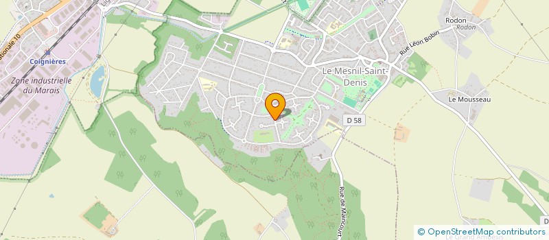 localisation de l'entreprise CABA LES TEMPLIERS  LE MESNIL-SAINT-DENIS