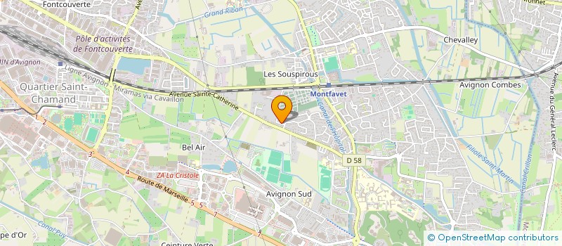 localisation de l'entreprise CABAAN  AVIGNON