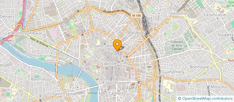 localisation de l'entreprise CABAC  TOULOUSE