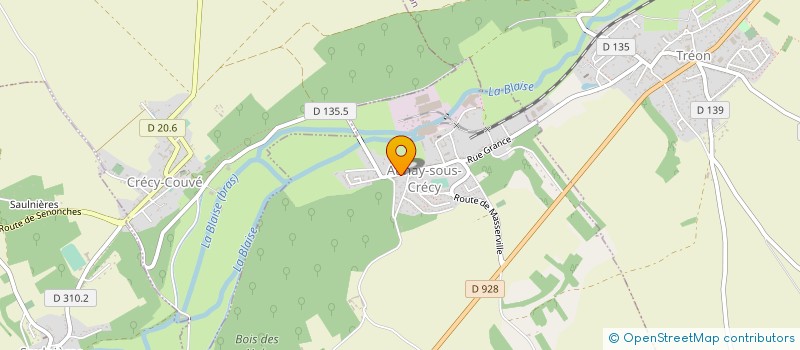 localisation de l'entreprise CABAC 61 à AUNAY-SOUS-CRECY