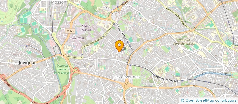 localisation de l'entreprise CABADOS à MONTPELLIER