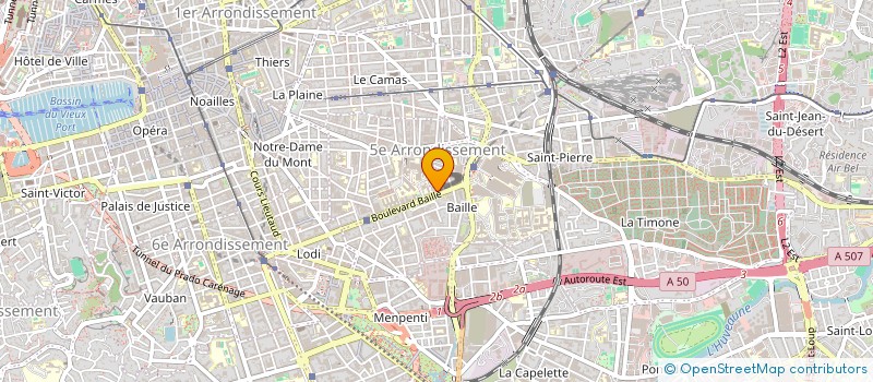 localisation de l'entreprise CABAILLE  MARSEILLE
