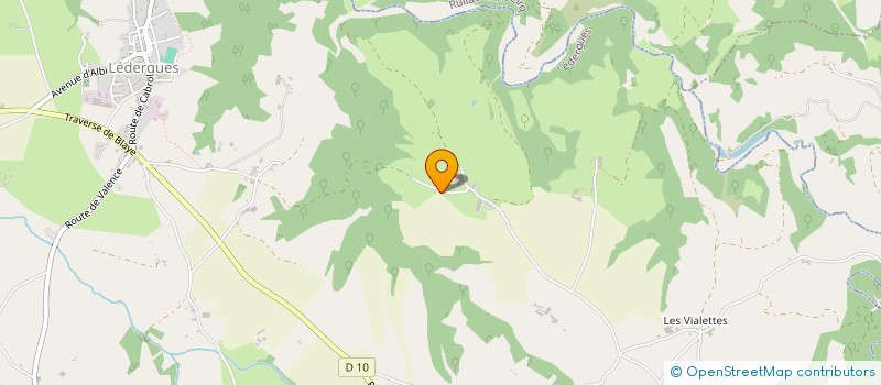 localisation de l'entreprise CABAL ENERGIE  LEDERGUES