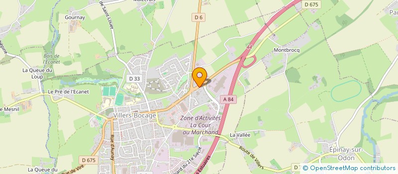localisation de l'entreprise CABAL REMORQUES à VILLERS-BOCAGE