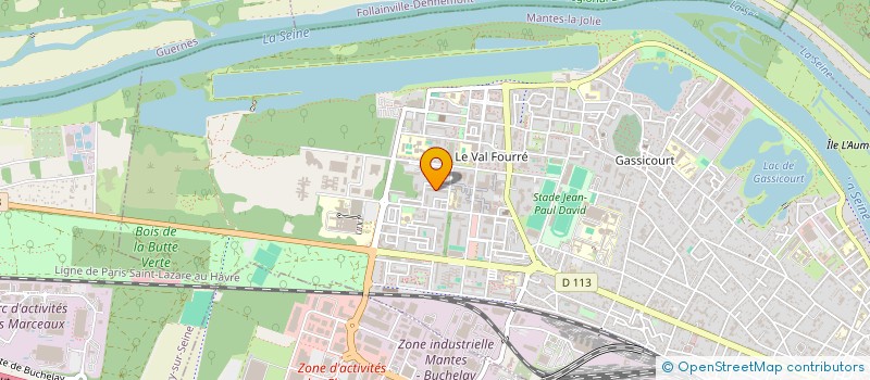 localisation de l'entreprise CABALA 1960  MANTES-LA-JOLIE