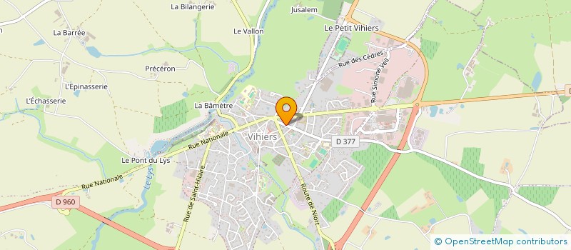 localisation de l'entreprise CABALA à LYS-HAUT-LAYON