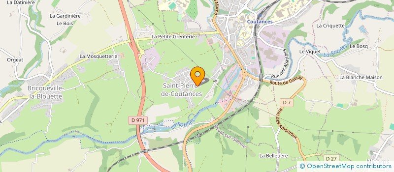 localisation de l'entreprise CABALCADE à SAINT-PIERRE-DE-COUTANCES