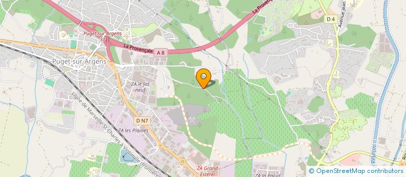 localisation de l'entreprise CABALLERIZAS LA PAMPA  PUGET-SUR-ARGENS